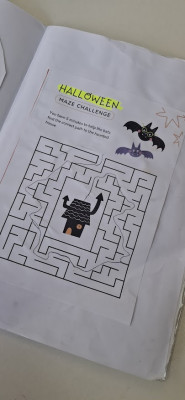 Začarana pot - Halloween maze challenge